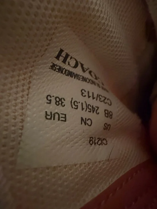 Coach classic Sneakers 38.5 - Picture 5 of 6